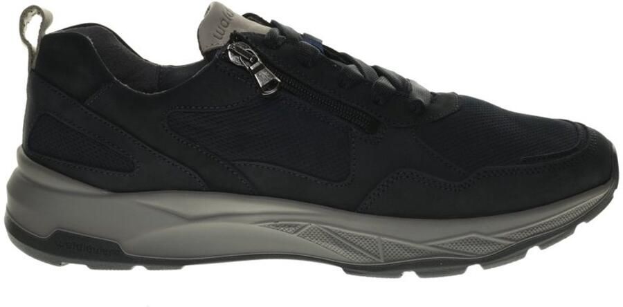 Waldläufer Heren Sneaker 713003-403-857 Blauw Wijdte H (44)