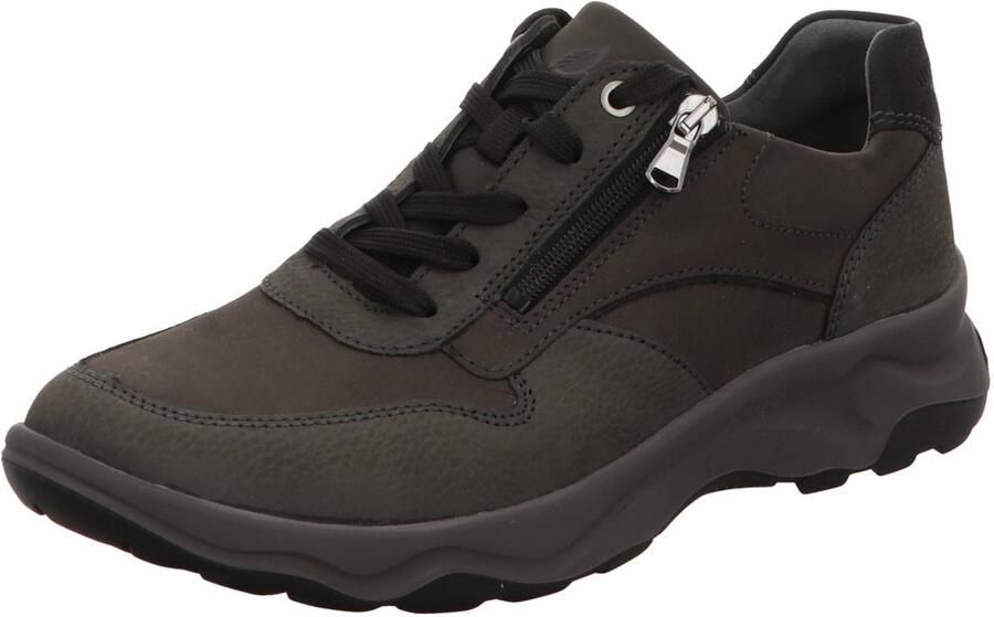 Wäldlaufer WALDLAUFER HEREN SNEAKERS ZWART 718006 300 696 H-MAX BEAR DENVER CARBON SCHWARZ