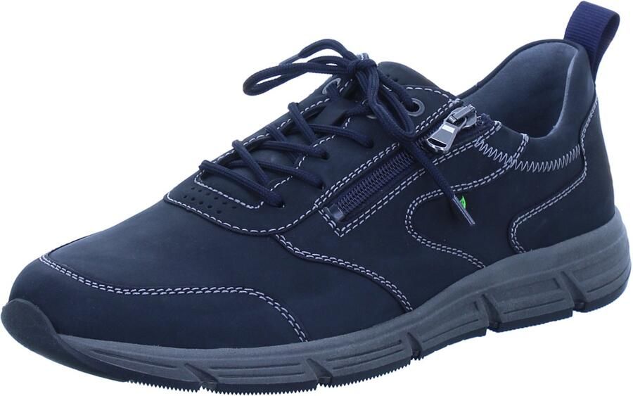 Waldläufer Velours Veterschoenen Blue Heren - Foto 2