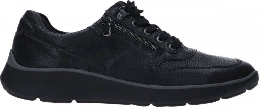 Waldläufer Heren Veterschoen 953017-199-001 Zwart Harris Wijdte H ½
