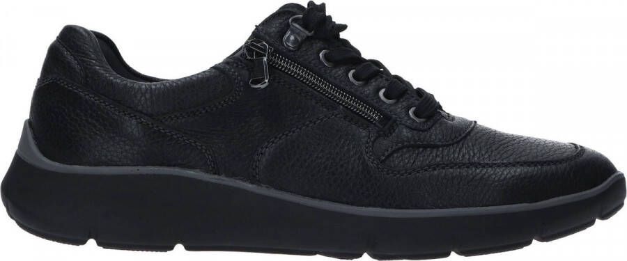 Waldläufer Heren Veterschoen 953017-199-001 Zwart Harris Wijdte H ½