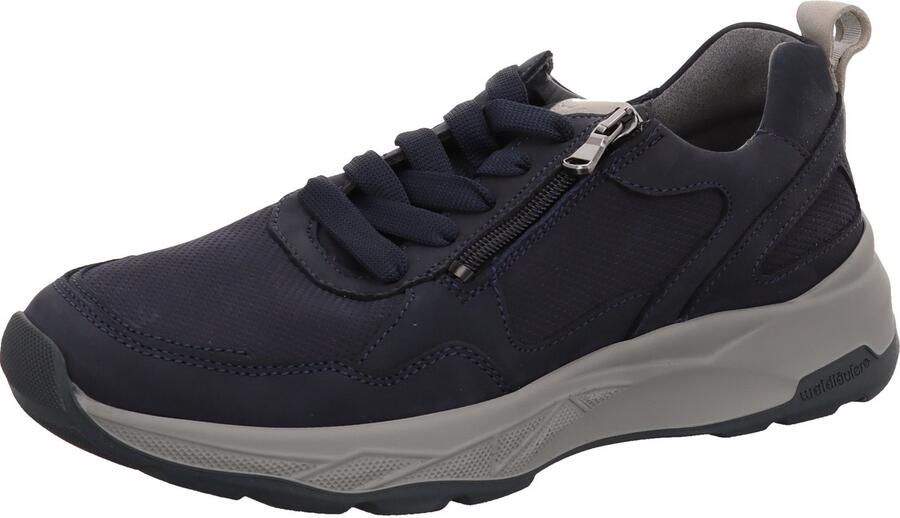 Waldläufer Heren Veterschoenen blauw