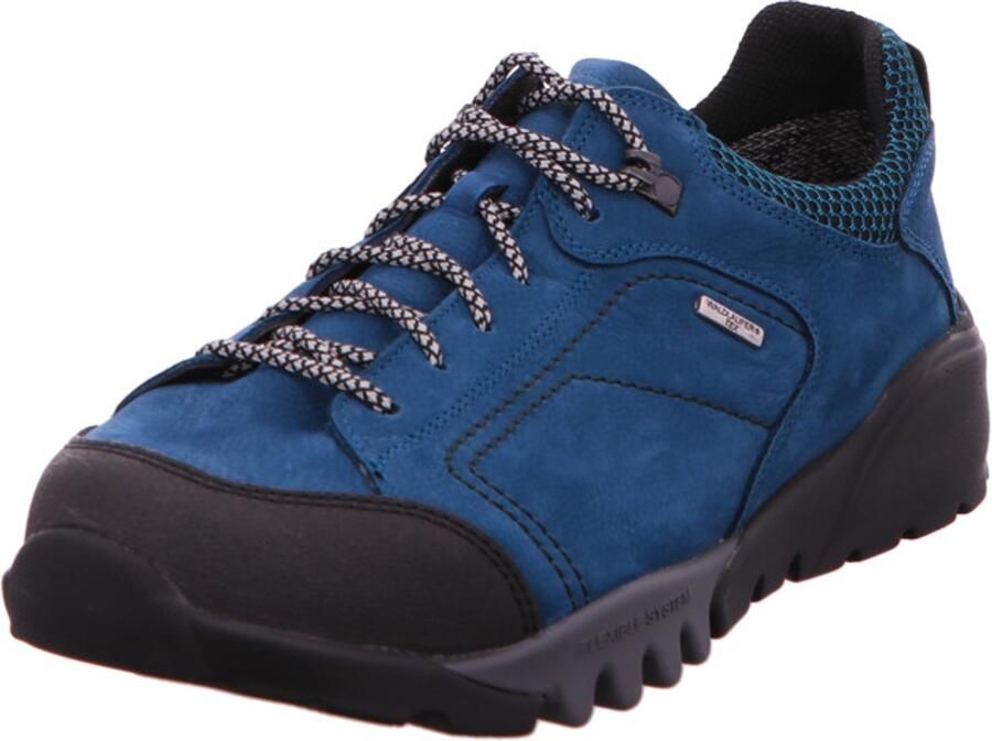 Waldläufer Heren Veterschoenen blauw