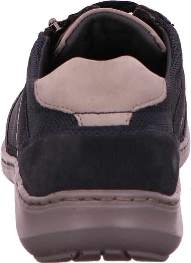 Waldläufer heren veterschoenen blauw