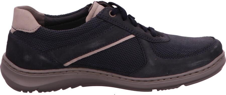Waldläufer heren veterschoenen blauw