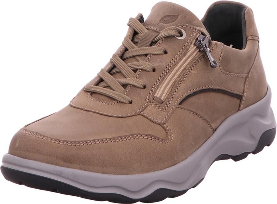 Waldläufer heren veterschoenen grijs