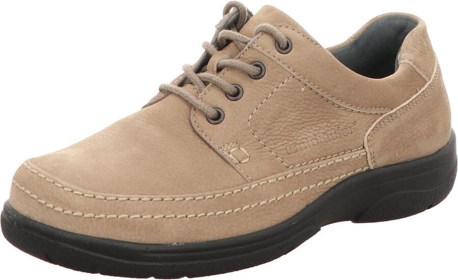 Waldläufer heren veterschoenen grijs