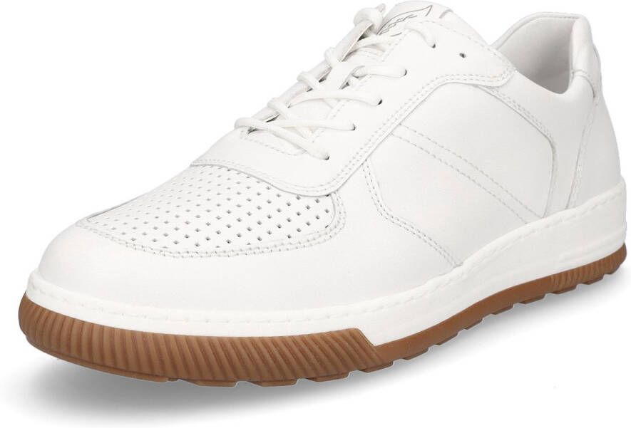 Waldläufer Herren Leder Sneaker weiß