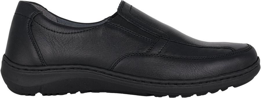 Waldläufer Wijde pasvorm herenloafer Zwart