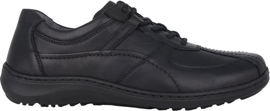 Waldläufer Wijde pasvorm heren sneaker Zwart