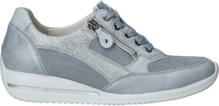 WALDLAUFER Waldläufer Lage Sneakers Dames Himona Textiel Blauw