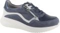 WALDLAUFER Waldläufer Lage Sneakers Dames Janka Leer Blauw - Blauw