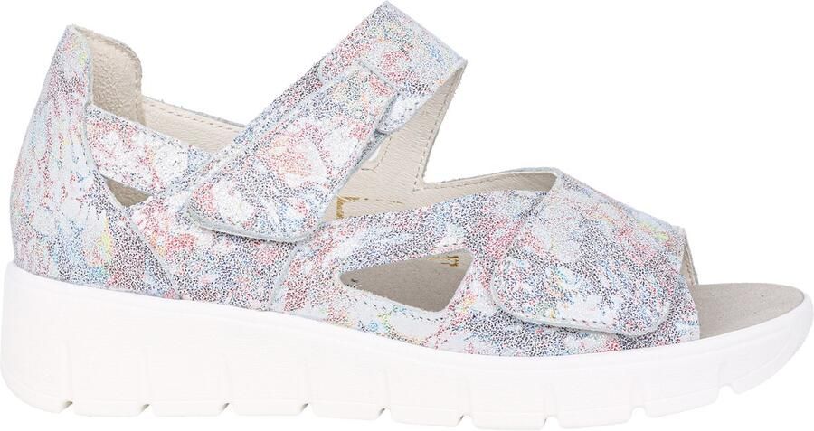 Waldläufer Wijde pasvorm dames sandaal Multicolor