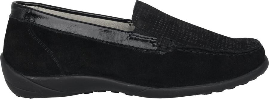 Waldläufer Kläre dames moccasin Zwart