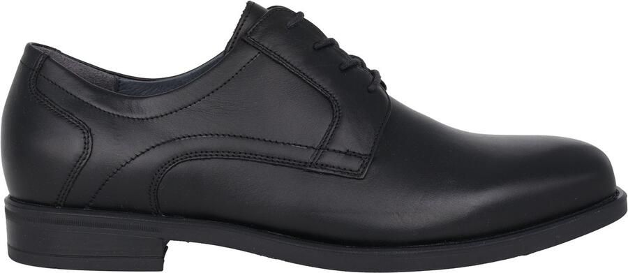 Waldläufer Zwarte Heren Veterschoen Brede Pasvorm