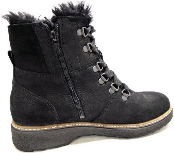 Waldläufer Zwarte Enkellaars Black Dames