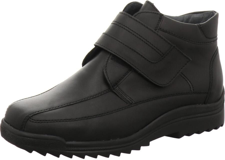 WALDLÄUFER Boots 'Weitschaftstiefel Herren 613901 Echtleder in schwarz' zwart
