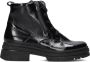 WALDLAUFER Waldläufer Veterboots Dames Lak H Rits Booty Maat: 41 5 Materiaal: Lakleer Kleur: Zwart - Thumbnail 2