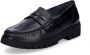 Waldläufer leren dames slipper Serena zwart - Thumbnail 1