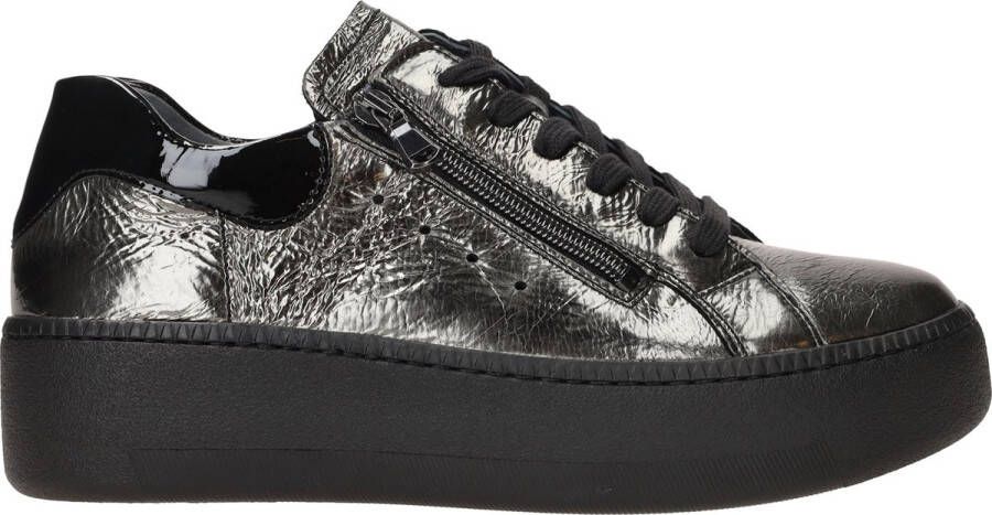 WALDLAUFER Waldläufer Sneakers Met H Rits Sneaker Maat: 39 Materiaal: Lakleer Kleur: Zwart