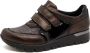 Waldläufer Waldlaufer OrthoTritt Klittenbandschoen 626K31 312 547 Zwart Brons Stretch Wijdte K - Thumbnail 1