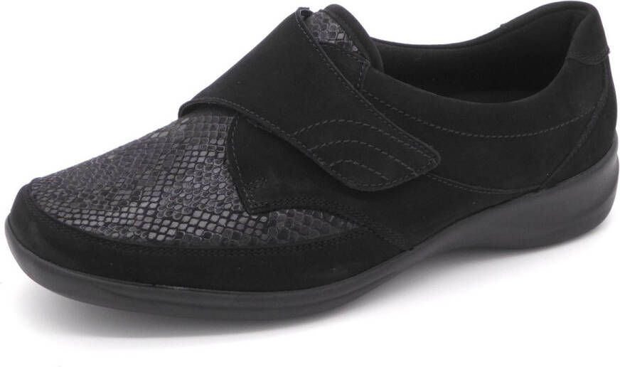 Waldläufer OrthoTritt Dames Klittenbandschoen M54306-217-001 Zwart Wijdte M (37.5)
