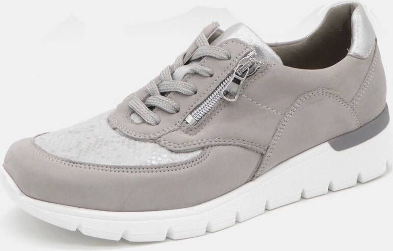 Wäldlaufer Waldläufer OrthoTritt Dames Sneaker 626K02-321-013 Lichtgrijs Wijdte K