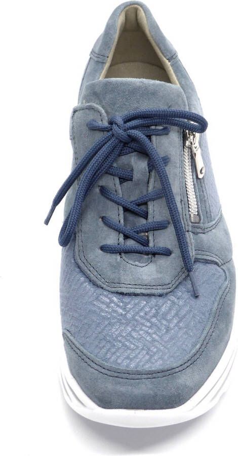 Waldläufer OrthoTritt Dames Sneaker 758H02-314-263 Jeansblauw Wijdte H ½ (38.5) - Foto 4
