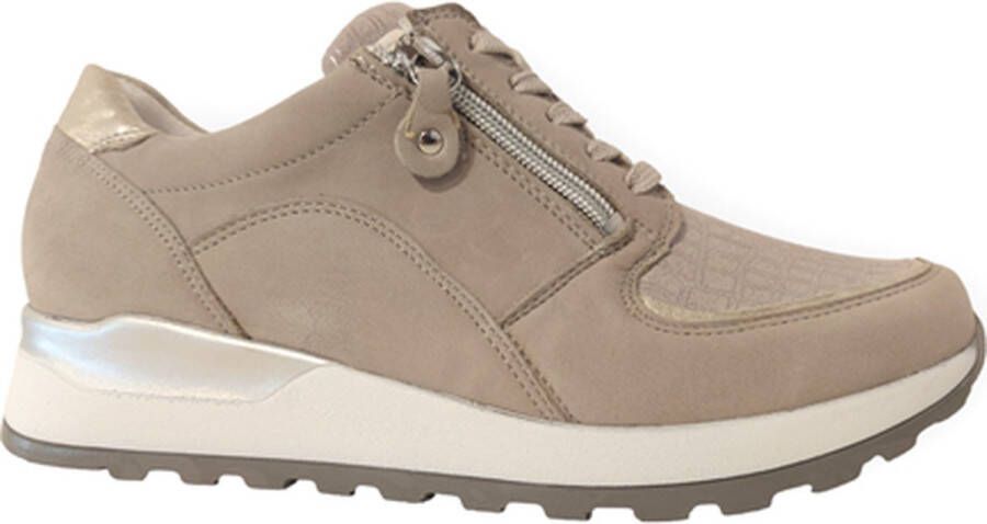 Waldläufer OrthoTritt Dames Sneaker H64007-333-070 Beige Wijdte H (38.5)