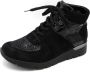 Waldläufer OrthoTritt Dames Veterboot 626K82-300-001 Zwart Combi Wijdte K (40.5) - Thumbnail 1