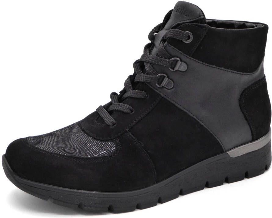 Waldläufer OrthoTritt Dames Veterboot 626K82-304-001 Zwart Wijdte K (40)