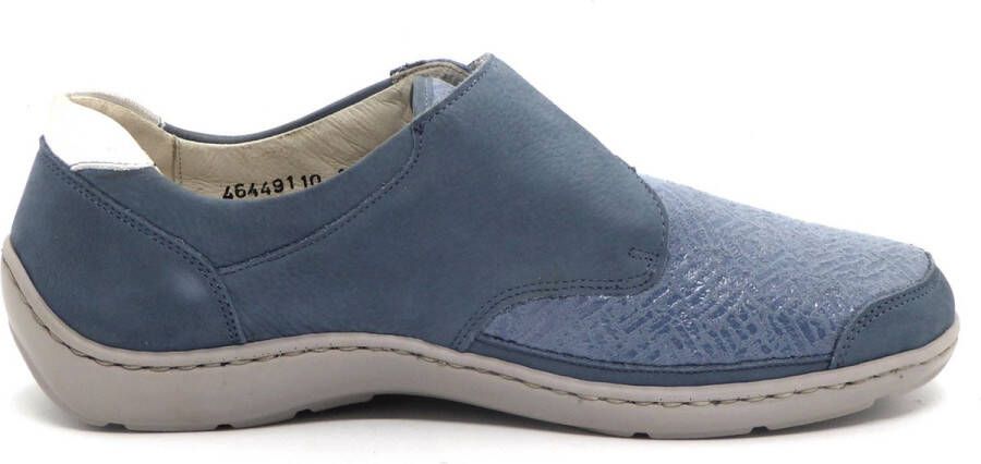 Waldläufer OrthTritt Dames Klittenbandschoen 496H31-320-263 Jeansblauw Wijdte H (40.5) - Foto 2