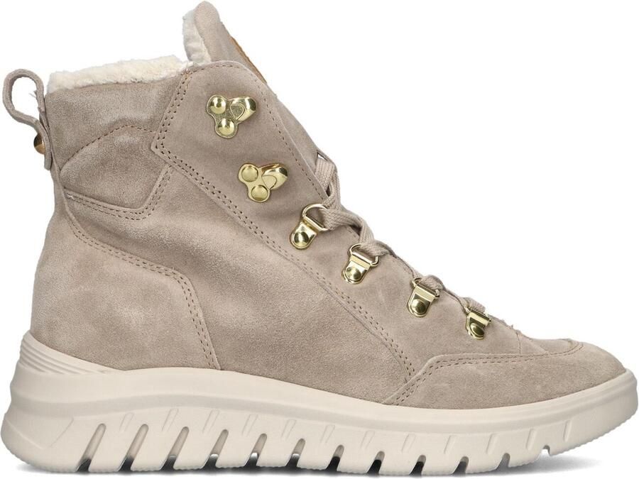 WALDLAUFER Waldläufer Veterboots Dames Sue H Veterbooty Maat: 37 5 Materiaal: Suède Kleur: Beige - Foto 1
