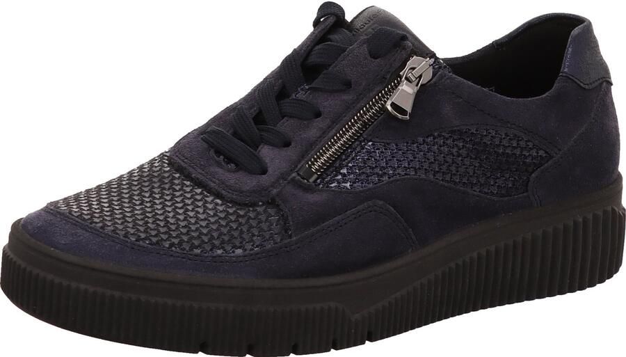Waldläufer unisex veterschoenen blauw