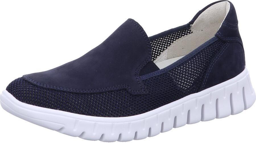 Waldläufer unisex veterschoenen blauw