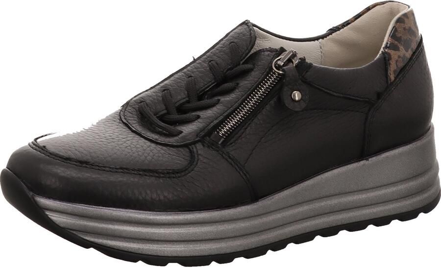 WALDLÄUFER Sneakers laag 'H-Lana' zwart