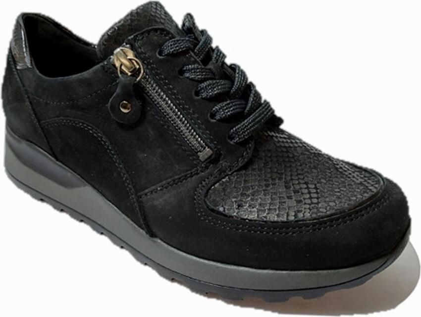 Wäldlaufer Dames Veterschoenen Waldlaufer Hiroko Soft H64007 Zwart ½ - Foto 2