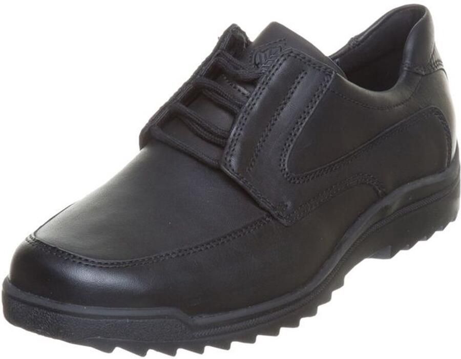 Waldläufer Herwig Zwarte Veterschoenen Black Heren