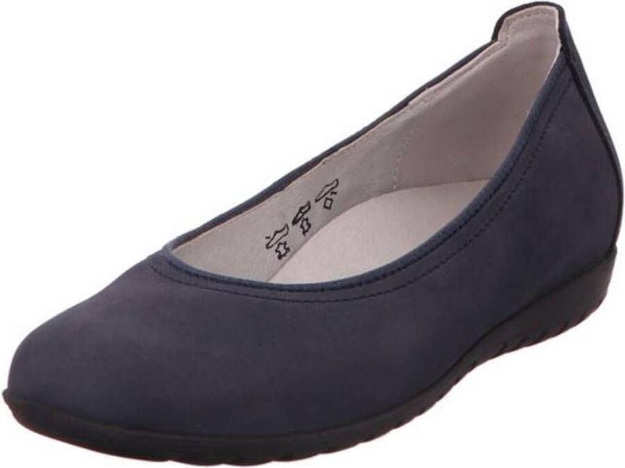 Waldläufer Waldlaufer 329051 Hesima Volwassenen Ballerinaschoenen Kleur Blauw