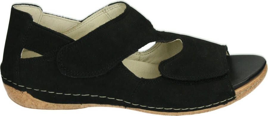 Wäldlaufer Waldlaufer 342024-H-Heliett~~~~~~~~~~~~~~ Sandalen met hakDames Sandalen Zwart
