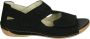 Wäldlaufer Waldlaufer 342024-H-Heliett~~~~~~~~~~~~~~ Sandalen met hakDames Sandalen Zwart - Thumbnail 1