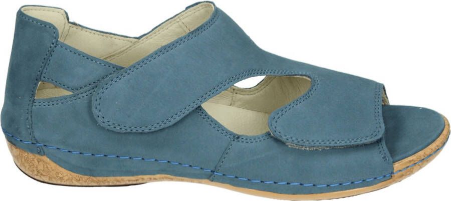 Wäldlaufer Waldlaufer 342024 Heliett Volwassenen Sandalen met hak Dames Sandalen Blauw