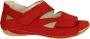 Wäldlaufer Waldlaufer 342025-H-Heliett~~~~~~~~~~~~~~ Sandalen met hakDames Sandalen Rood - Thumbnail 3