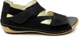 Waldläufer Waldlaufer 342025-H-Heliett Sandalen met hak Dames Sandalen Zwart