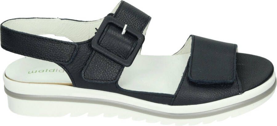 Wäldlaufer Waldlaufer 351013~H-Hakura~~~~~~~~~~~~~~~ Platte sandalenDames Sandalen Blauw