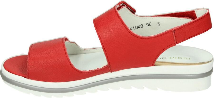 Wäldlaufer Waldlaufer 351013~H-Hakura~~~~~~~~~~~~~~~ Platte sandalenDames Sandalen Rood