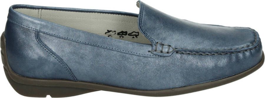 Wäldlaufer Dames Instappers & Ballerina's Waldlaufer Harriet Pearl Jeans Jeansblauw