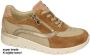 Wäldlaufer Waldlaufer 626014 K Ramona Volwassenen Lage sneakersDames sneakers Wit beige - Thumbnail 1