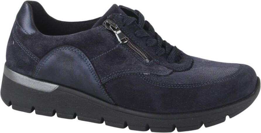 Wäldlaufer Waldlaufer 626K02-606-194 dames veterschoenen sportief blauw