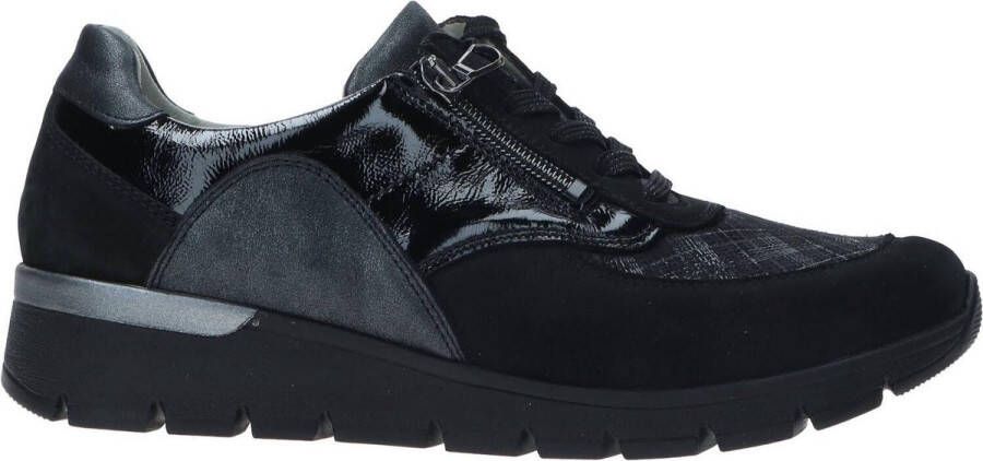Wäldlaufer Waldlaufer 626K02-RAMONA-K~~~~~~~~~~~~~~~ Lage sneakersDames sneakers Zwart